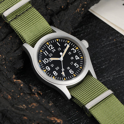 Militado 38mm Sapphire Crystal Pilot Field Watch ML05