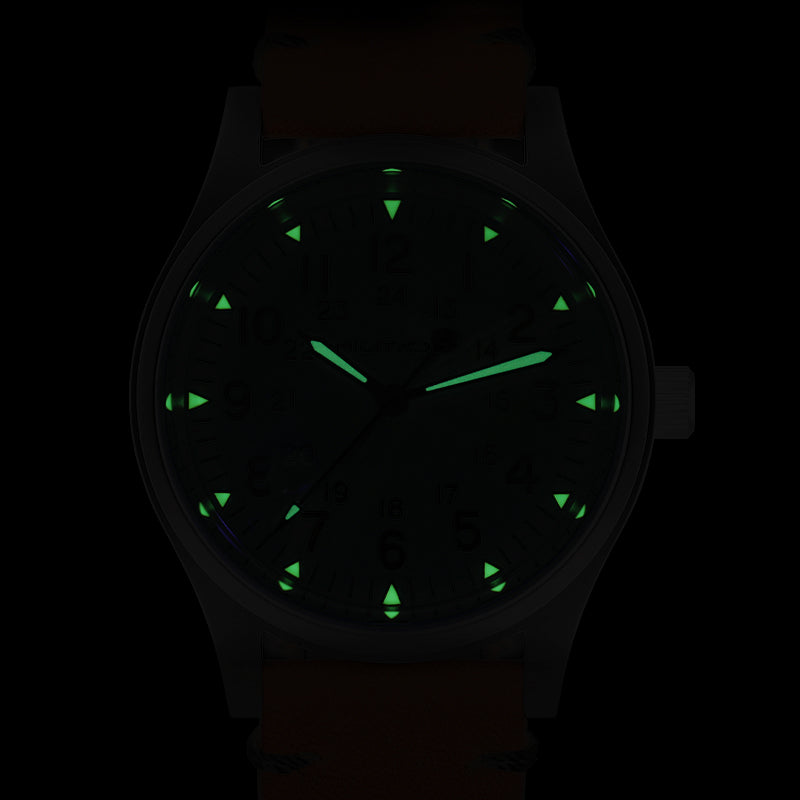 Militado 36mm Sapphire Crystal Pilot Field Watch