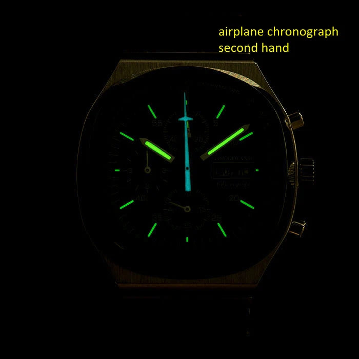 Hruodland Retro TV Chronograph Quartz Watch