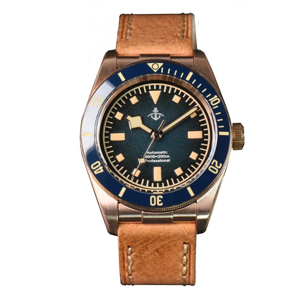 Hruodland 39mm BB58 Retro Bronze Watch Thorn Watch Official Store