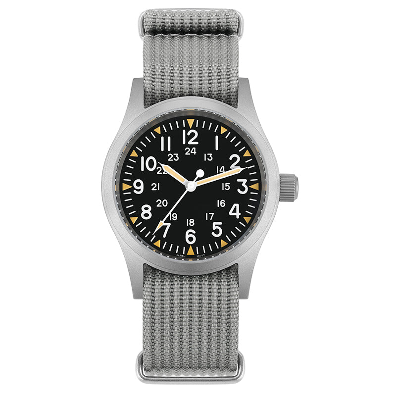 Militado 38mm Sapphire Crystal Pilot Field Watch ML05