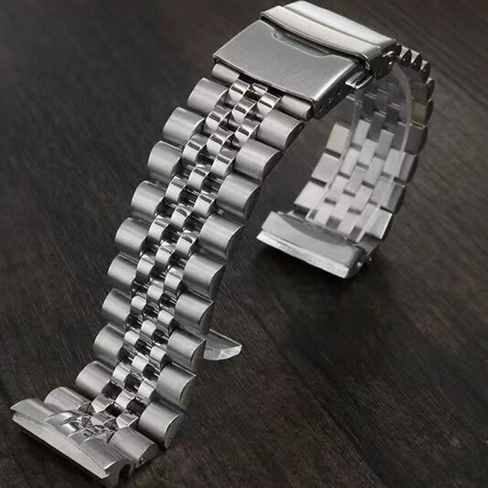 Solid Stainless Steel Watch Straps - Straight End 22mm