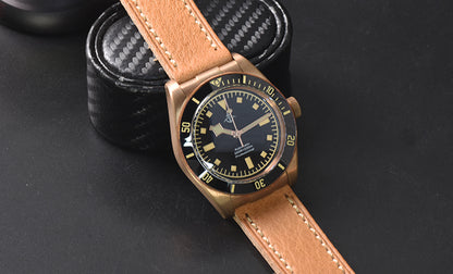 Hruodland 39mm BB58 Retro Bronze Watch