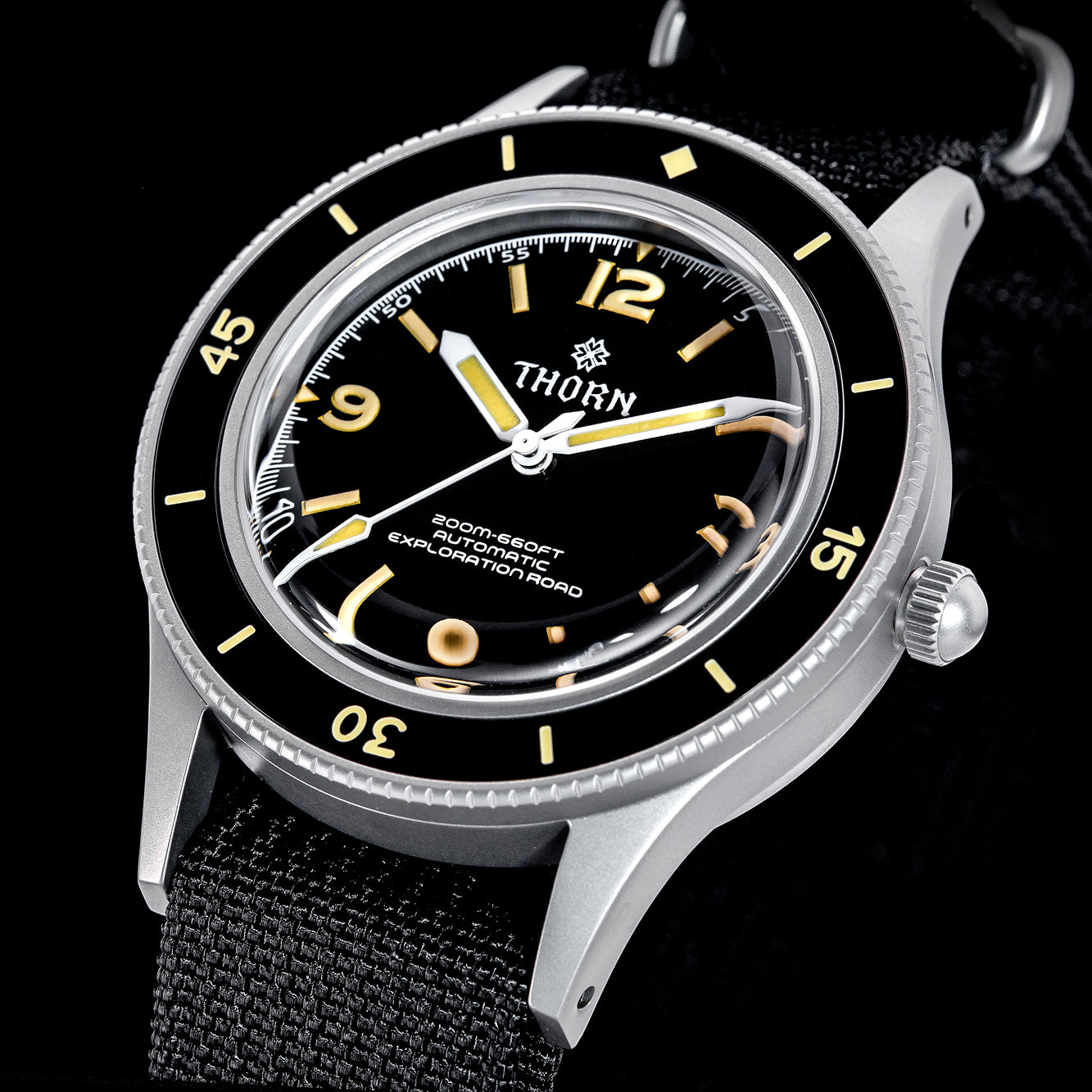 ★Renewal Season Promotion★Thorn Vintage Fifty Fathoms Dive Automatic Mechanical Watch