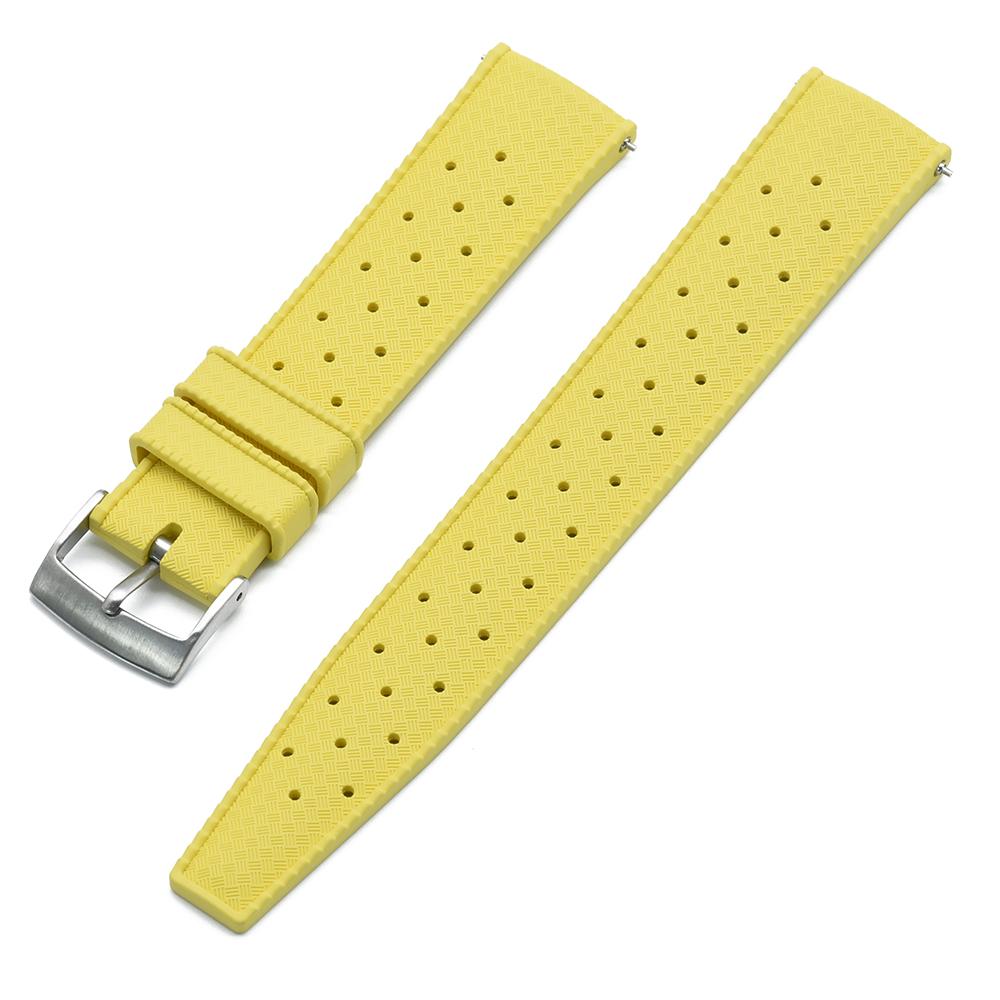 Vintage Tropical Rubber Dive Watch Strap