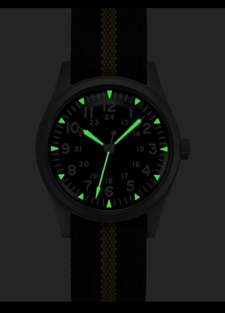 RDUNAE RA03 Retro Military 34.5mm Men Watch