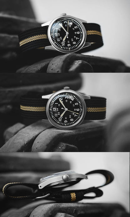 RDUNAE RA03 Retro Military 34.5mm Men Watch