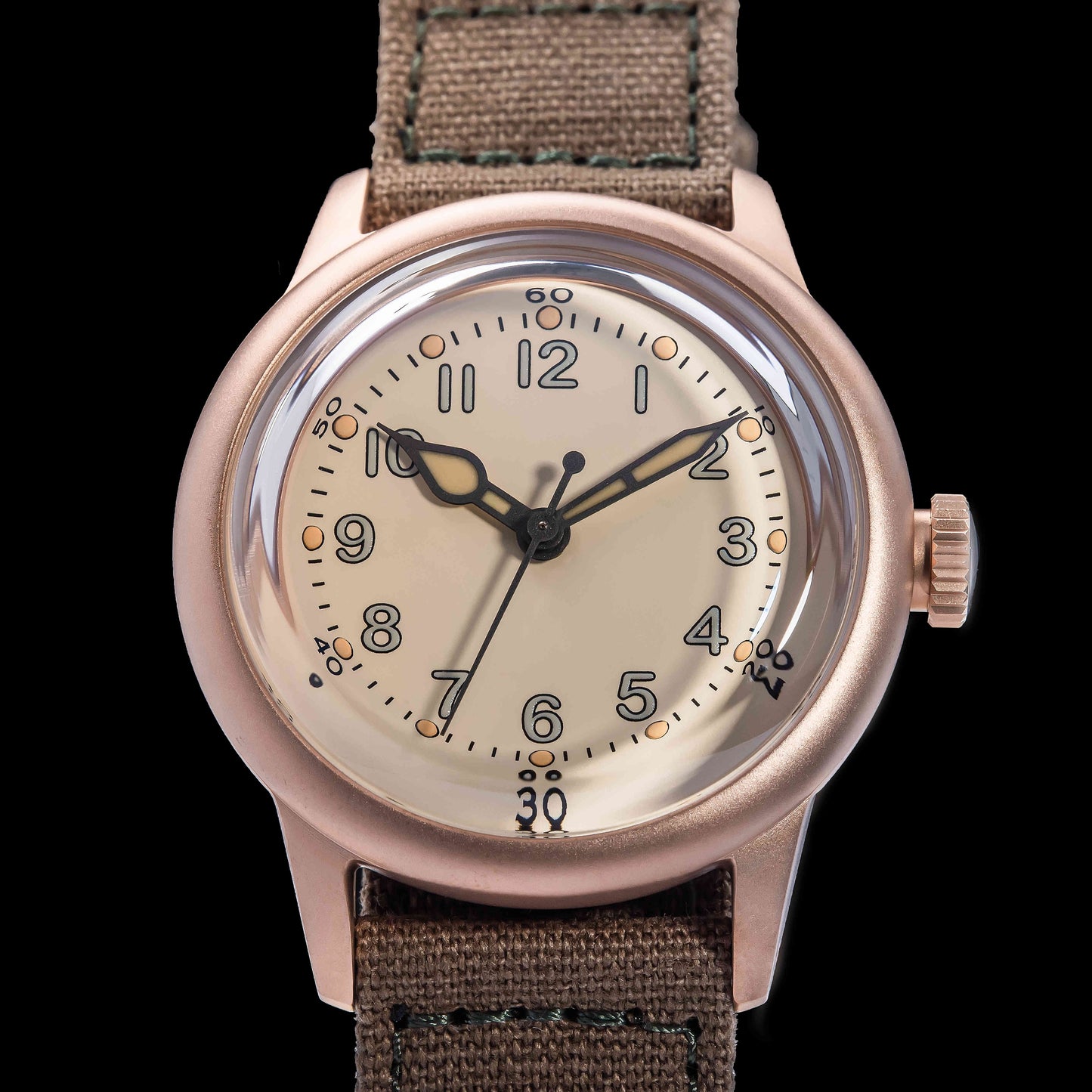 THORN A11 Bronze CuSn8 Retro Military Men Watch