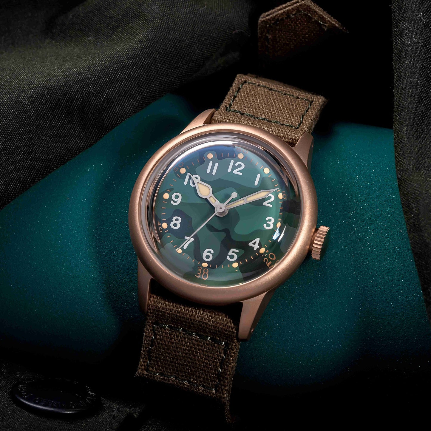 THORN A11 Bronze CuSn8 Retro Military Men Watch