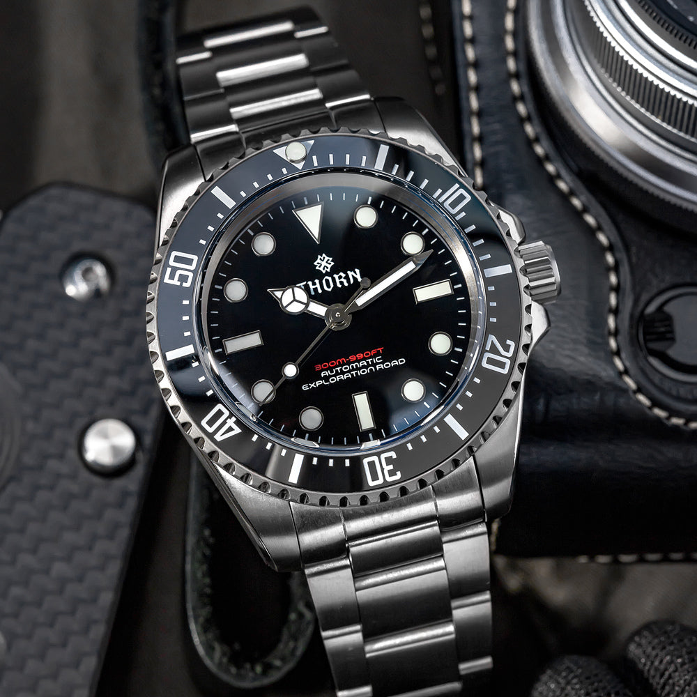 Thorn 40.5mm Titanium Sub Diver Automatic Watch