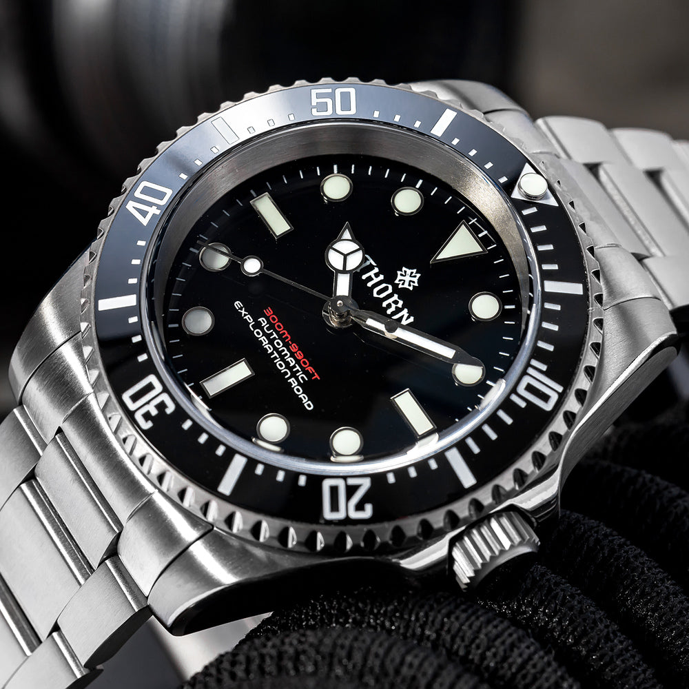 Thorn 40.5mm Titanium Sub Diver Automatic Watch