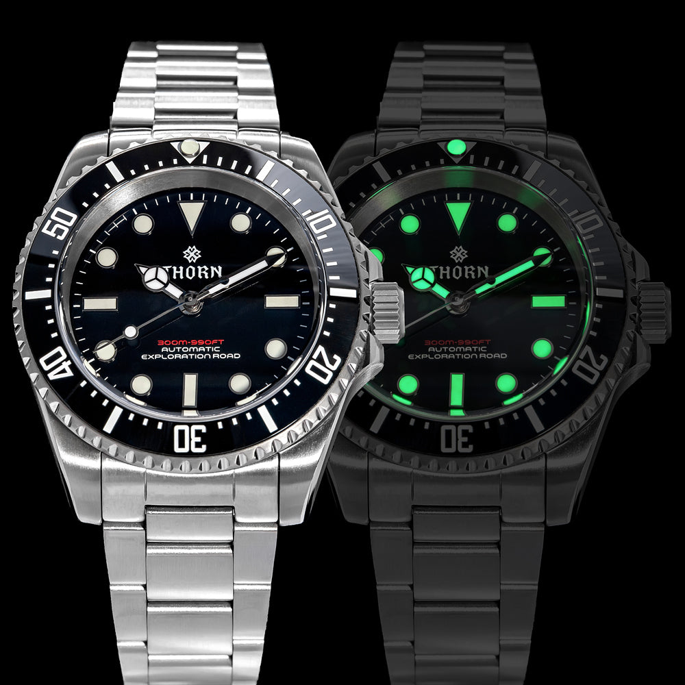 Thorn 40.5mm Titanium Sub Diver Automatic Watch