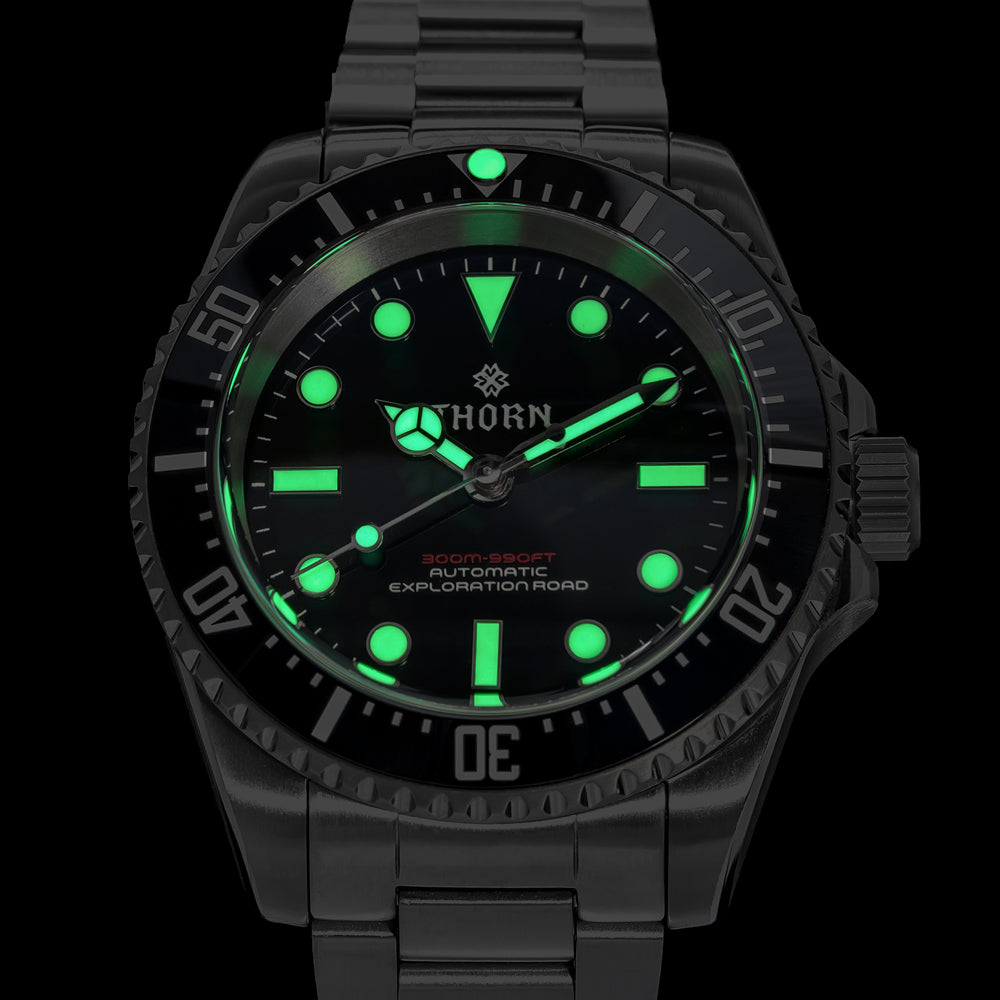 Thorn 40.5mm Titanium Sub Diver Automatic Watch