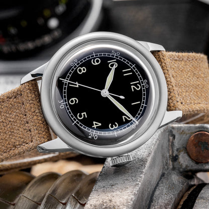 ★Weekly Deal★THORN A11 36mm Stainless steel Retro Military Men Watch