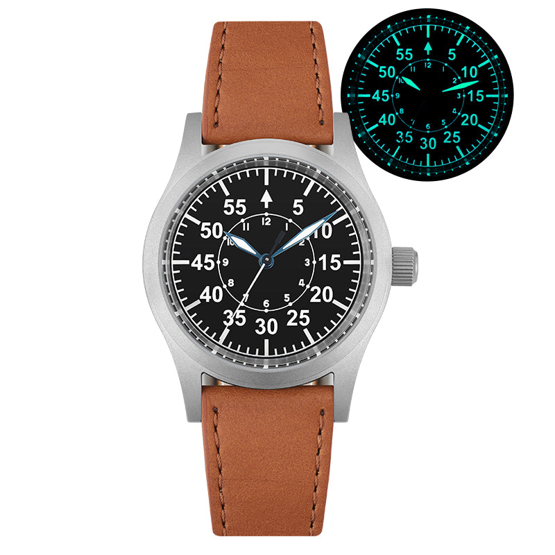 Militado 38mm Sapphire Crystal Pilot Field Watch ML05