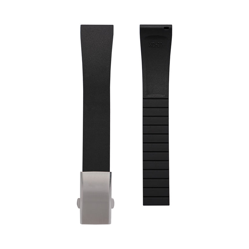 ★SuperDeal★ Cut-to-Size FKM Rubber Watch Strap