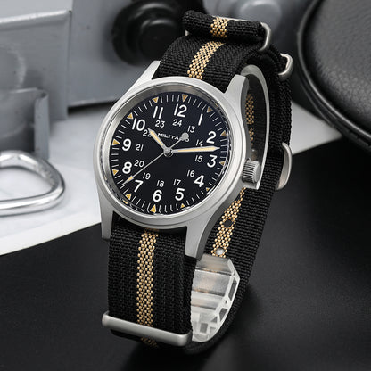 Militado 36mm Sapphire Crystal Pilot Field Watch