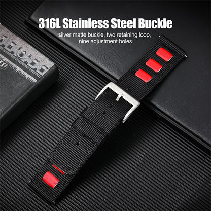 Quick release fashion nylon fabric strap