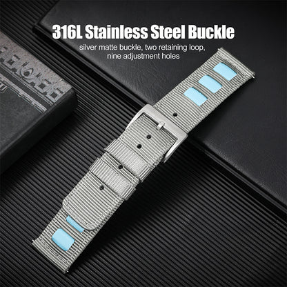 Quick release fashion nylon fabric strap