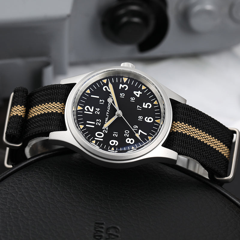 Militado 36mm Sapphire Crystal Pilot Field Watch