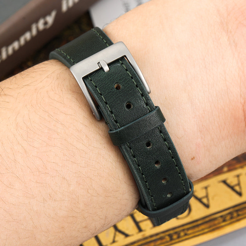 Leather Pilot Watch Band