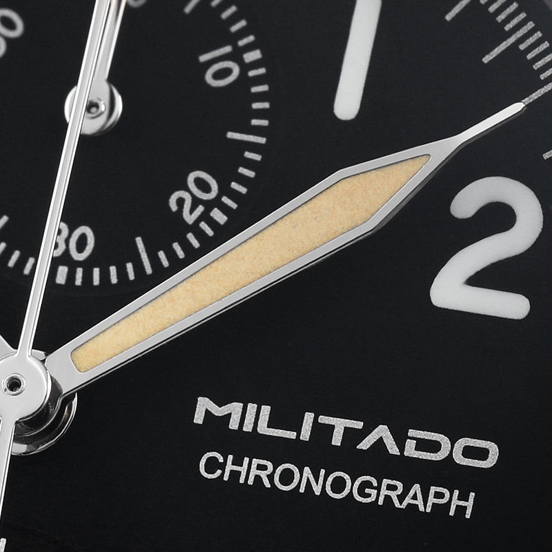 Militado Retro VK67 Quartz Chronograph Watch - 3 Dial