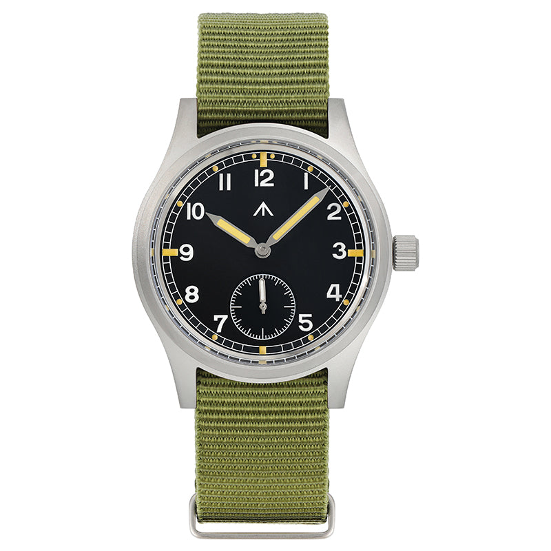 Militado 36mm D12 Quartz Field Watch - Pencil Hands