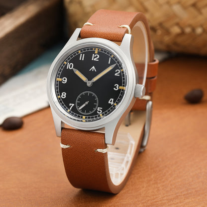 Militado 36mm D12 Quartz Field Watch - Pencil Hands