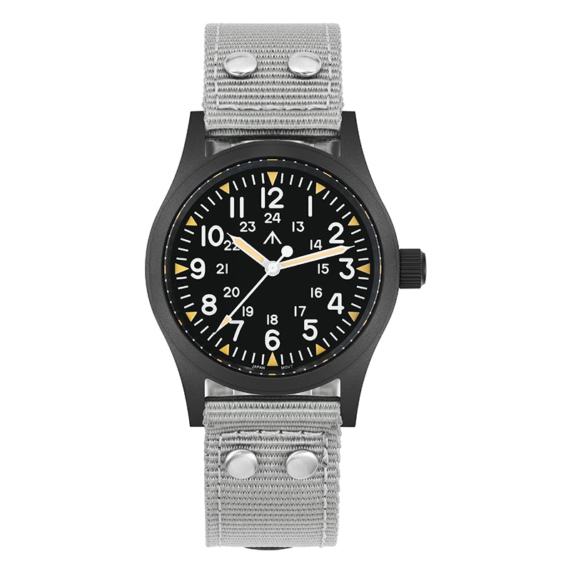 Militado 38mm Sapphire Crystal Pilot Field Watch