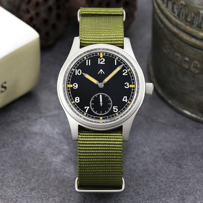 Militado 36mm D12 Quartz Field Watch - Pencil Hands