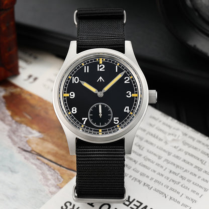 Militado 36mm D12 Quartz Field Watch - Pencil Hands