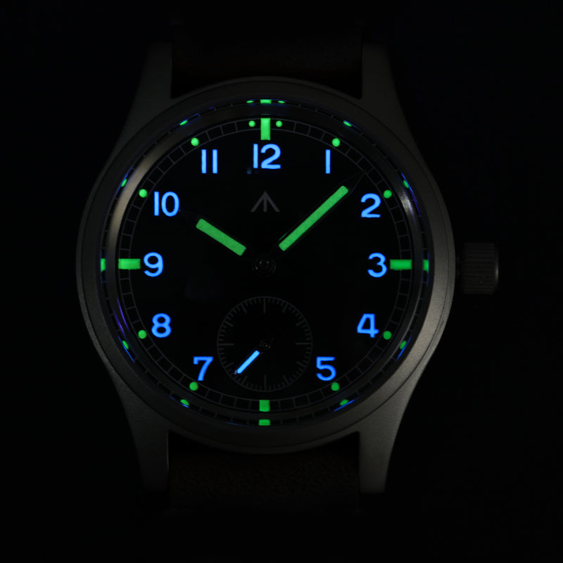 Militado 36mm D12 Quartz Field Watch - Pencil Hands