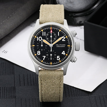 Militado Retro VK67 Quartz Chronograph Watch - 3 Dial