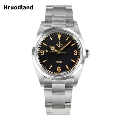 ★New Dial★lHruodland 36mm NH38 Vintage Men Watch F029