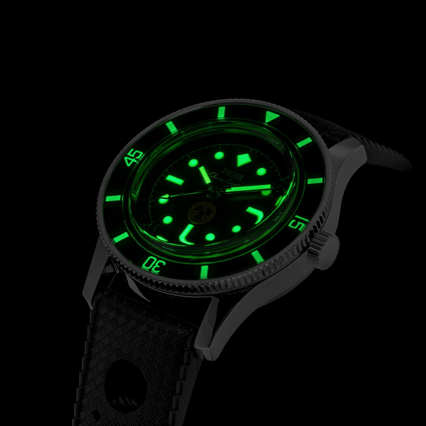 Thorn 38mm Titanium 50-Fathoms Dive Watch T009