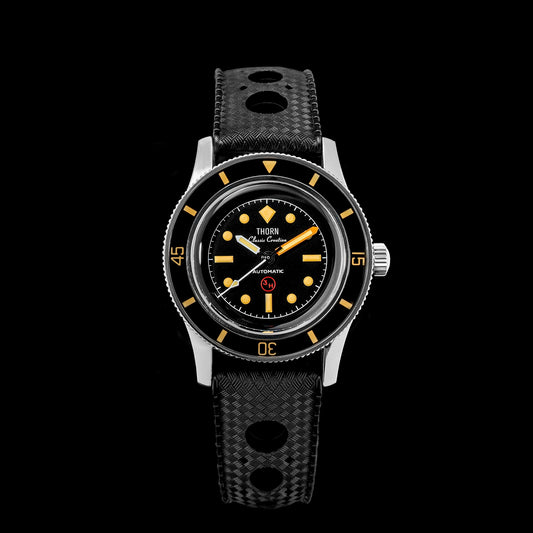 ★New Arrival★Thorn 38mm 50 Fathoms 3H PT5000 Dive Watch T008