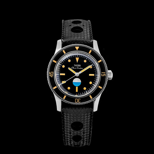 Thorn 38mm 50 Fathoms Smil-Spec PT5000 Dive Watch T007