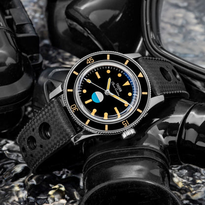 ★New Arrival★Thorn 38mm 50 Fathoms Smil-Spec PT5000 Dive Watch T007