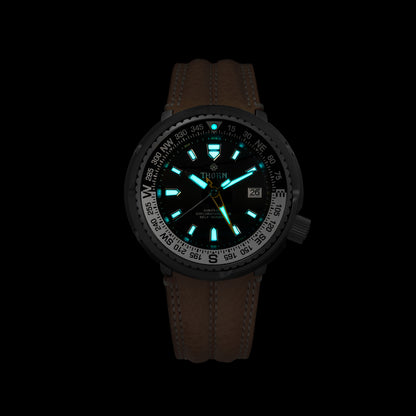 Thorn Titanium NH34 GMT Diver Watch  T012