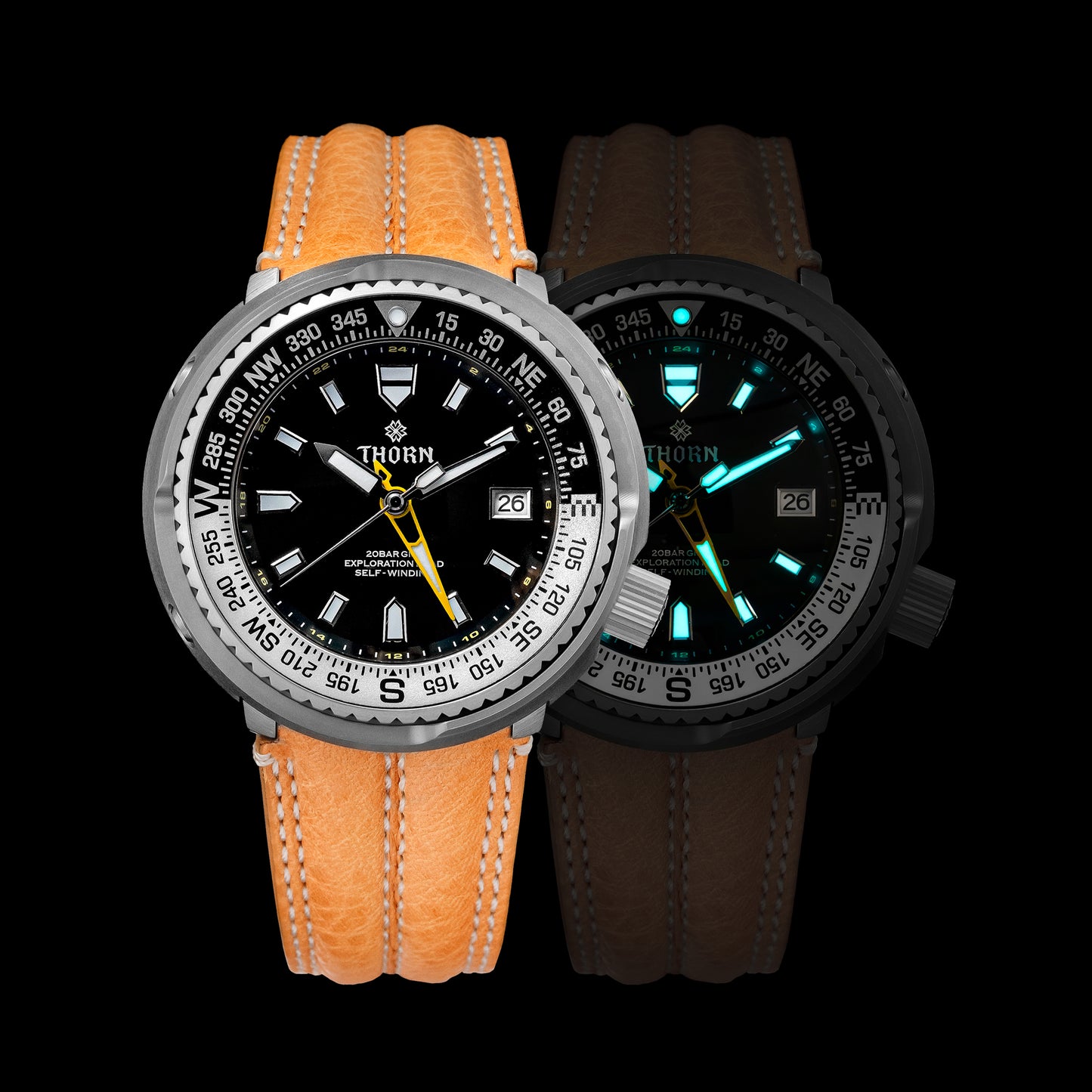 Thorn Titanium NH34 GMT Diver Watch  T012