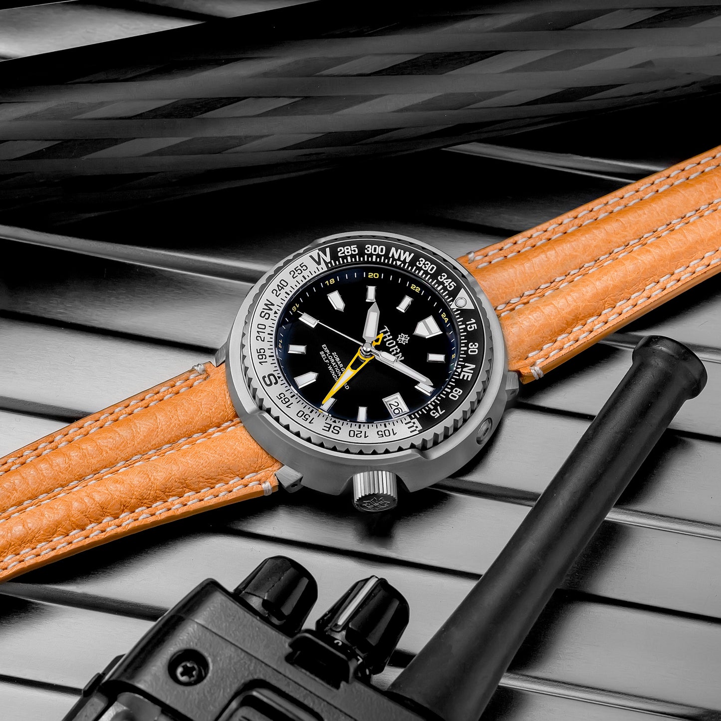 Thorn Titanium NH34 GMT Diver Watch  T012