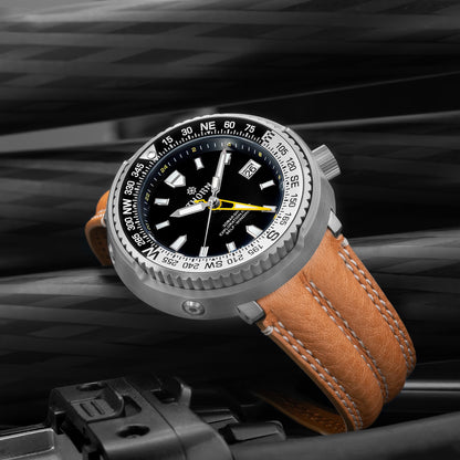 Thorn Titanium NH34 GMT Diver Watch  T012