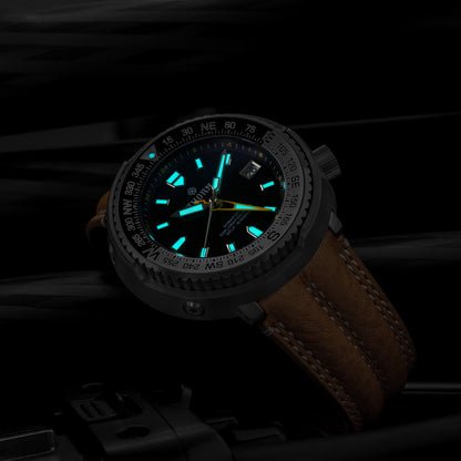 Thorn Titanium NH34 GMT Diver Watch  T012