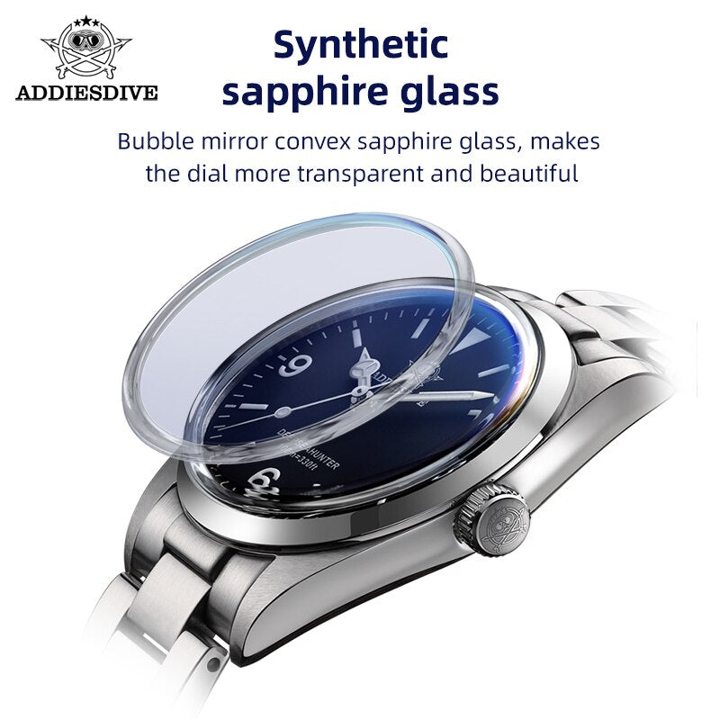 Addiesdive 36mm Sapphire Crystal Quartz Watch AD2023