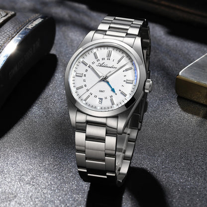 ★Weekly Deals★Addiesdive Elegance Collection GMT Quartz Watch AD2065