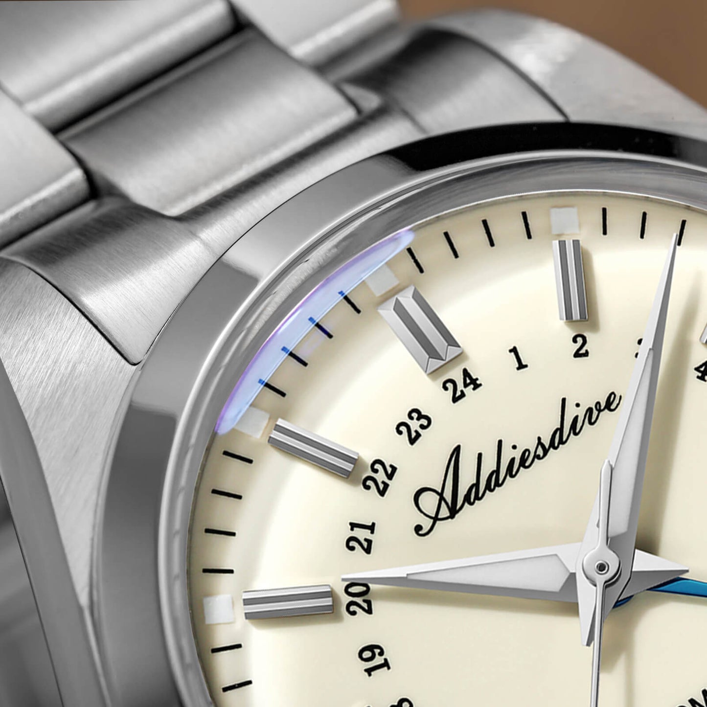 ★Weekly Deals★Addiesdive Elegance Collection GMT Quartz Watch AD2065