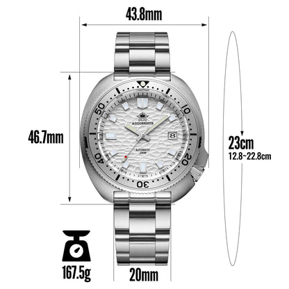 Addiesdive Water Ripple 6105 Dive Watch AD2117