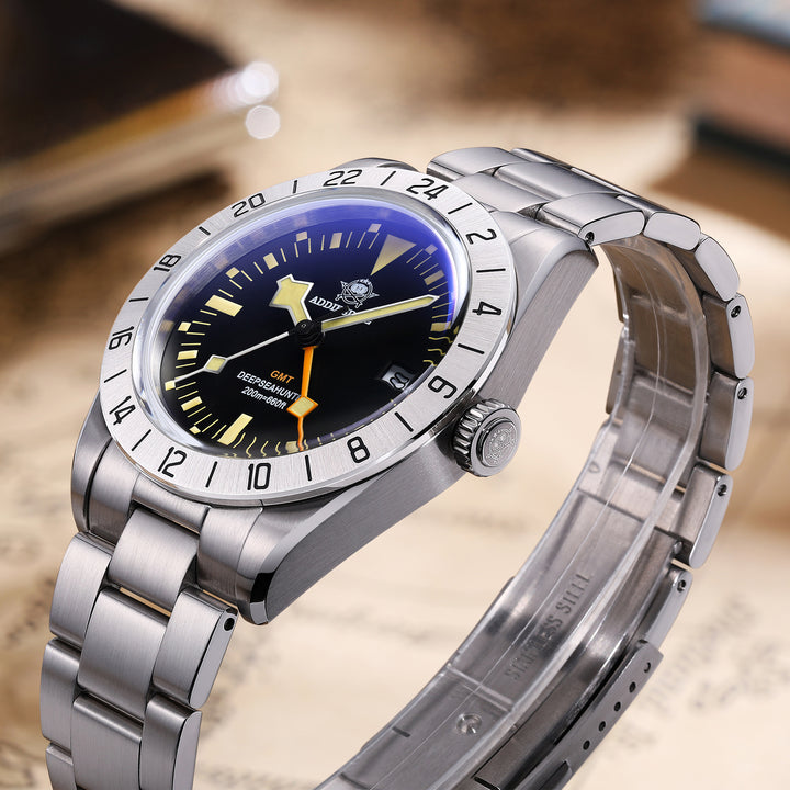 Addiesdive Retro BB GMT Quartz Watch