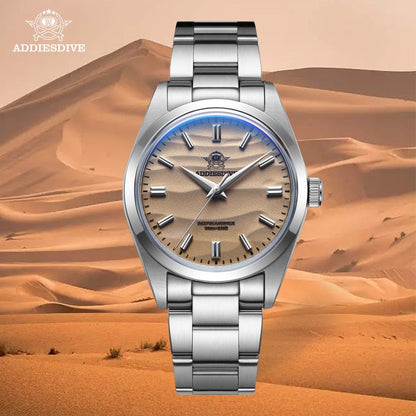 ★Weekly Deals★Addiesdive 36mm Sand Dial Quartz Watch AD2030