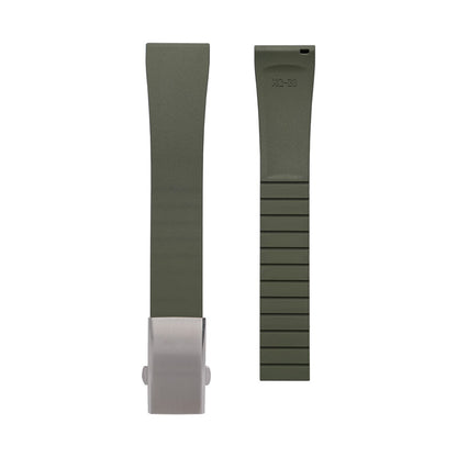 ★SuperDeal★ Cut-to-Size FKM Rubber Watch Strap